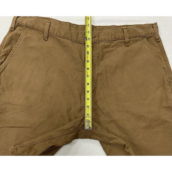 Carhartt B203 BUC (Buckskin) Brown Canvas Cargo Work Shorts Size 40 Mens - Picture 3 of 7